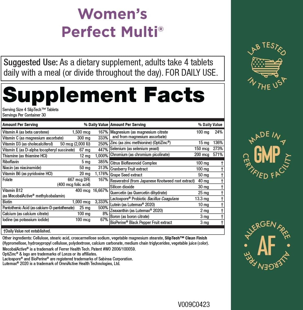 Women's Perfect Multi + MagBlue Bundle - Supports Urinary Tract Health, Immunity, Hair Skin Nails + More - Magnesium Bisglycinate, Vitamin D3 - Purity Products