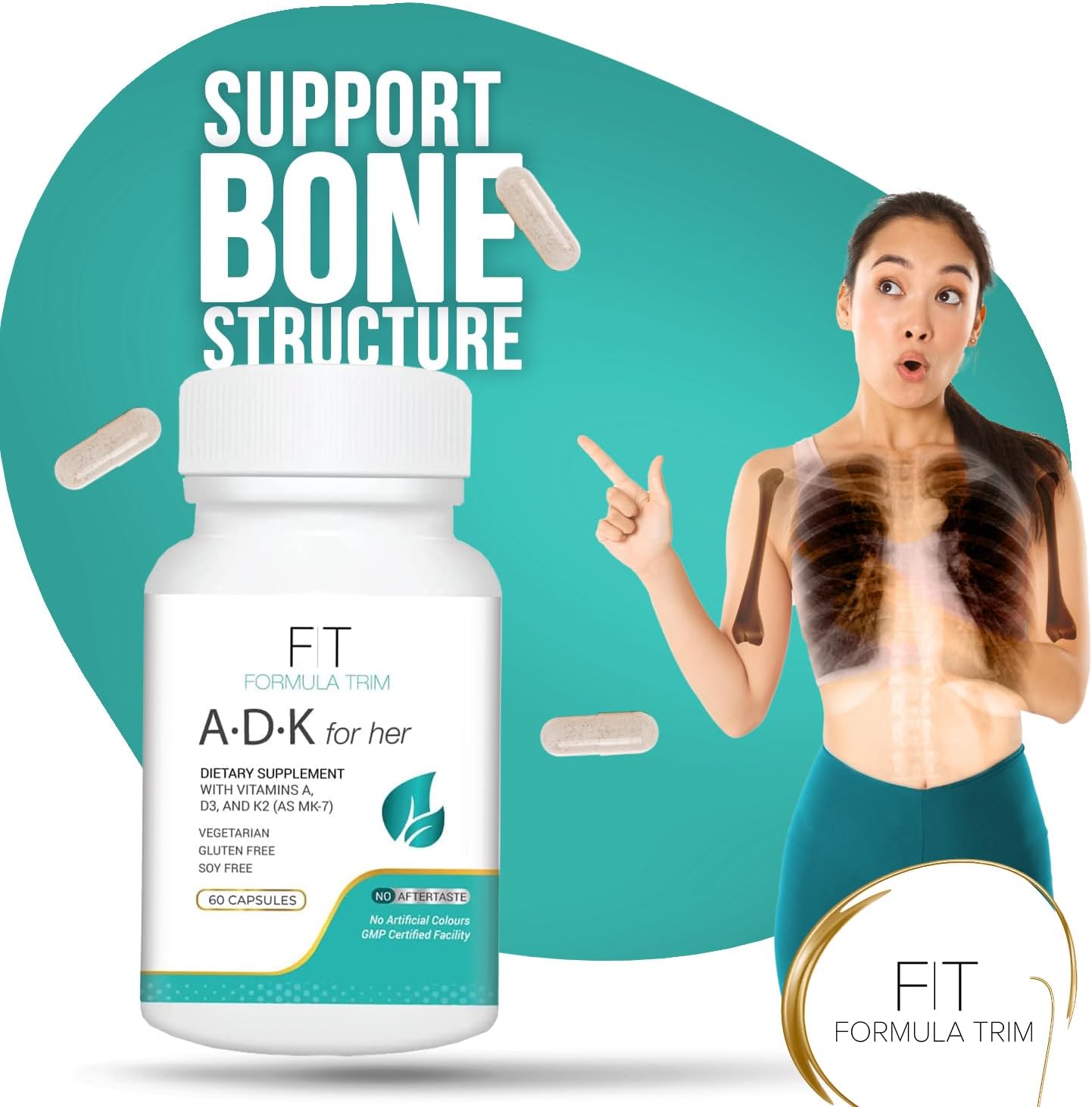 Women's Plant-Based Weight Management Formula with added ADK Support
