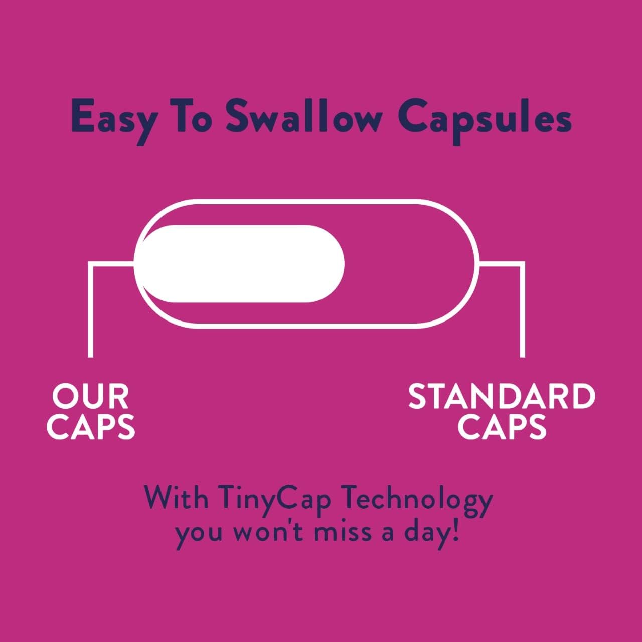 Women's Probiotic Capsules with Cranberry & D-Mannose for UTI & pH Balance - 60 Billion CFUs, 60 Capsules, Easy to Swallow