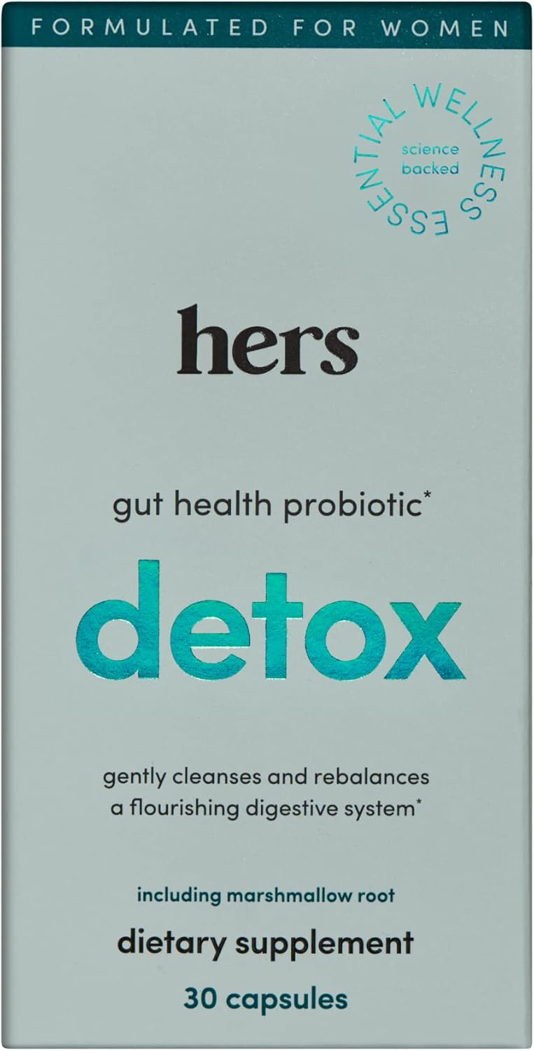 Women's Probiotic Detox Supplement - Supports Healthy Digestion - Vegetarian Formula - 30 Capsules