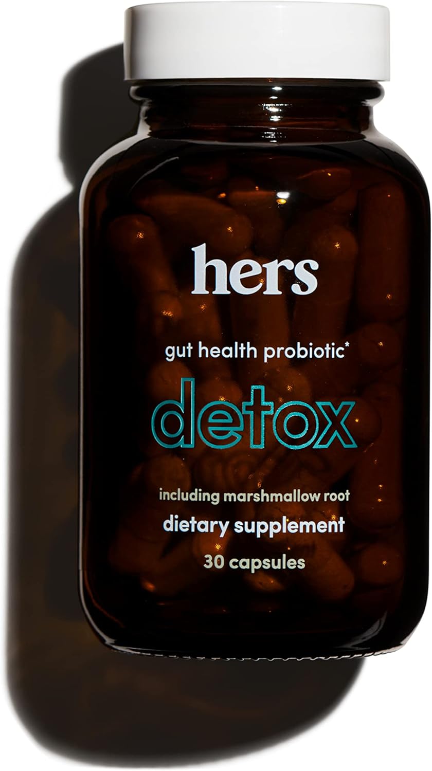 Women's Probiotic Detox Supplement - Supports Healthy Digestion - Vegetarian Formula - 30 Capsules