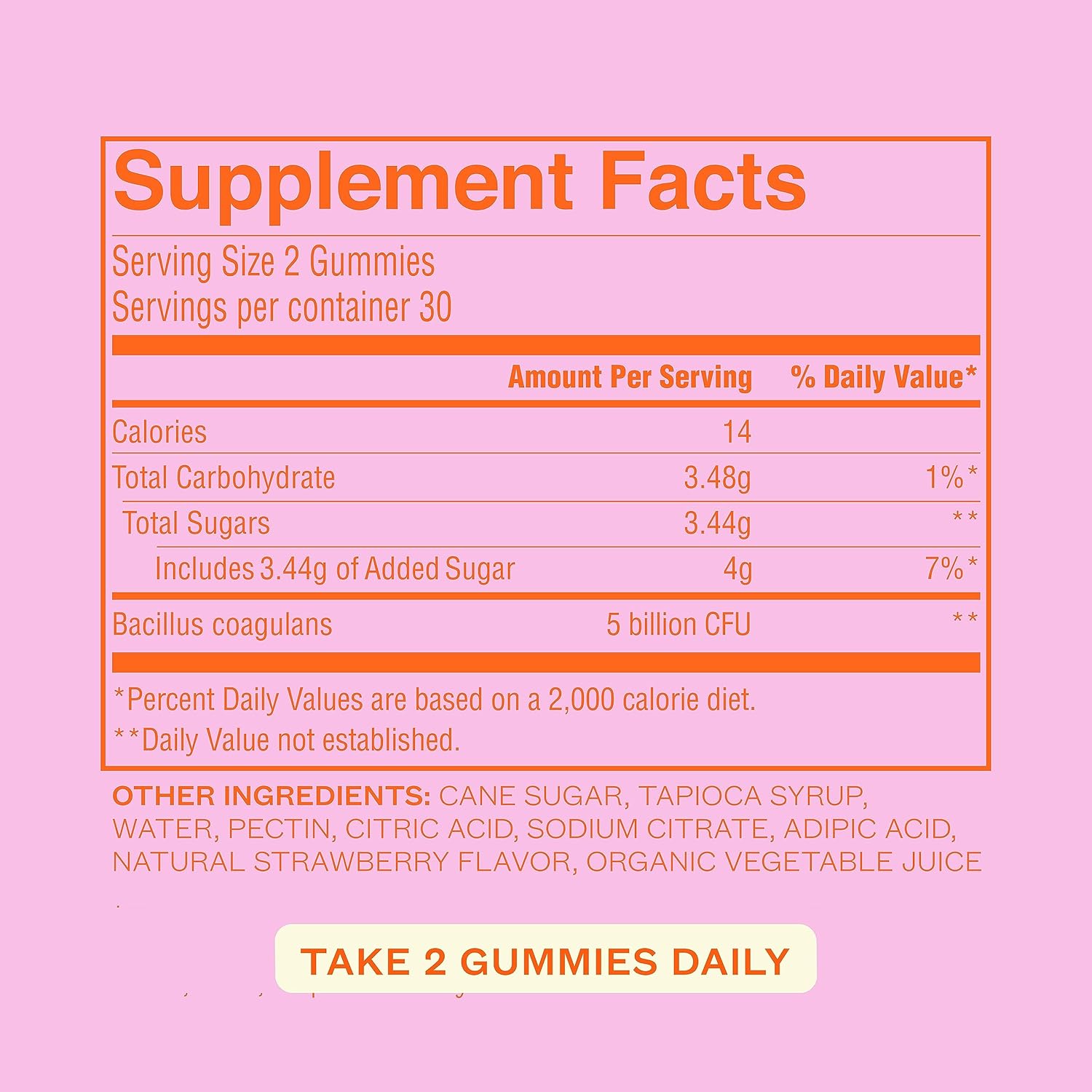 Women's Probiotic Gummies - Cheeky Bonsai Balanced Babe, Strawberry Flavor, 60 Count, 5 Billion CFUs for UTI & Vaginal Health