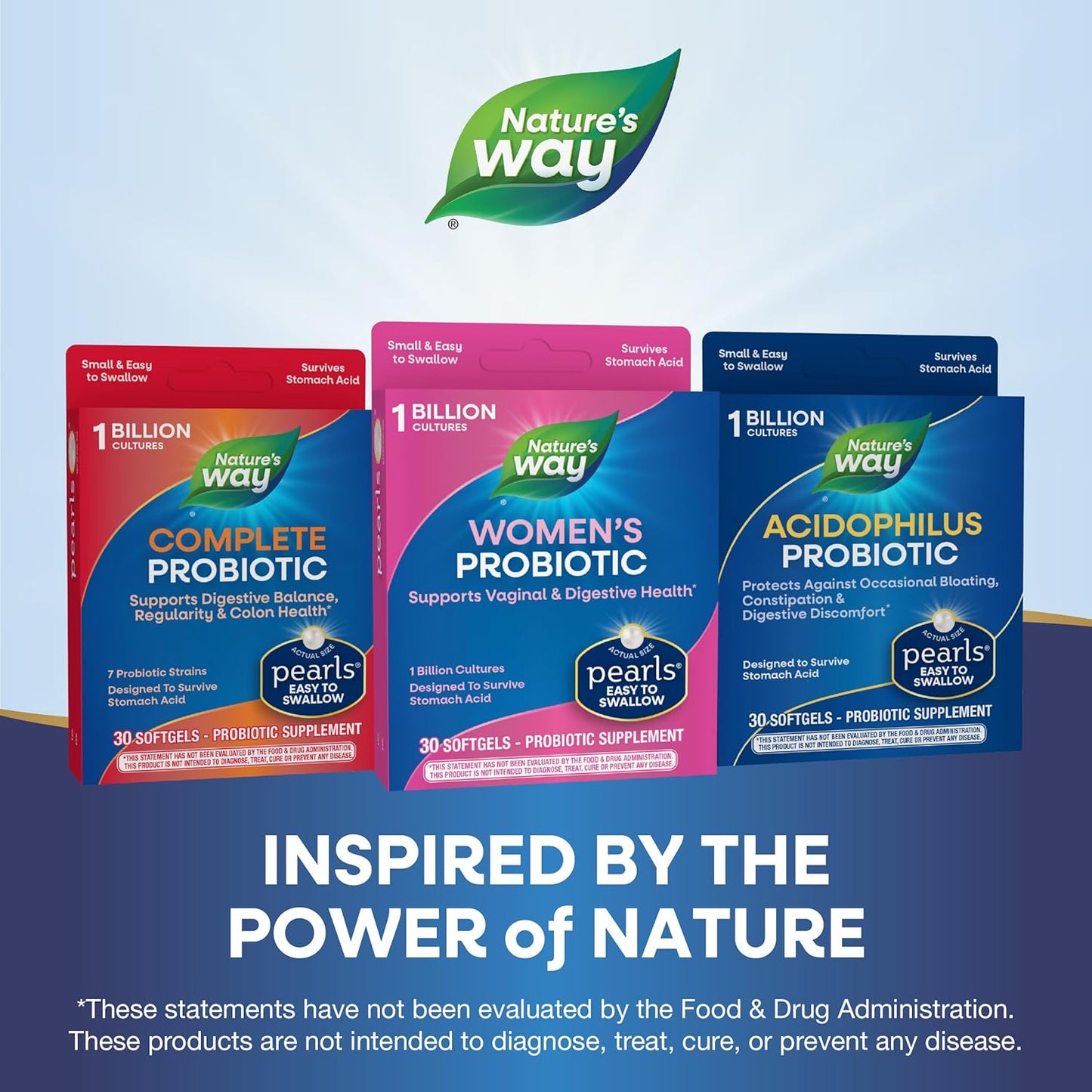 Women's Probiotic Pearls for Vaginal and Digestive Health - 1 Billion Live Cultures - No Refrigeration Needed - 30 Softgels