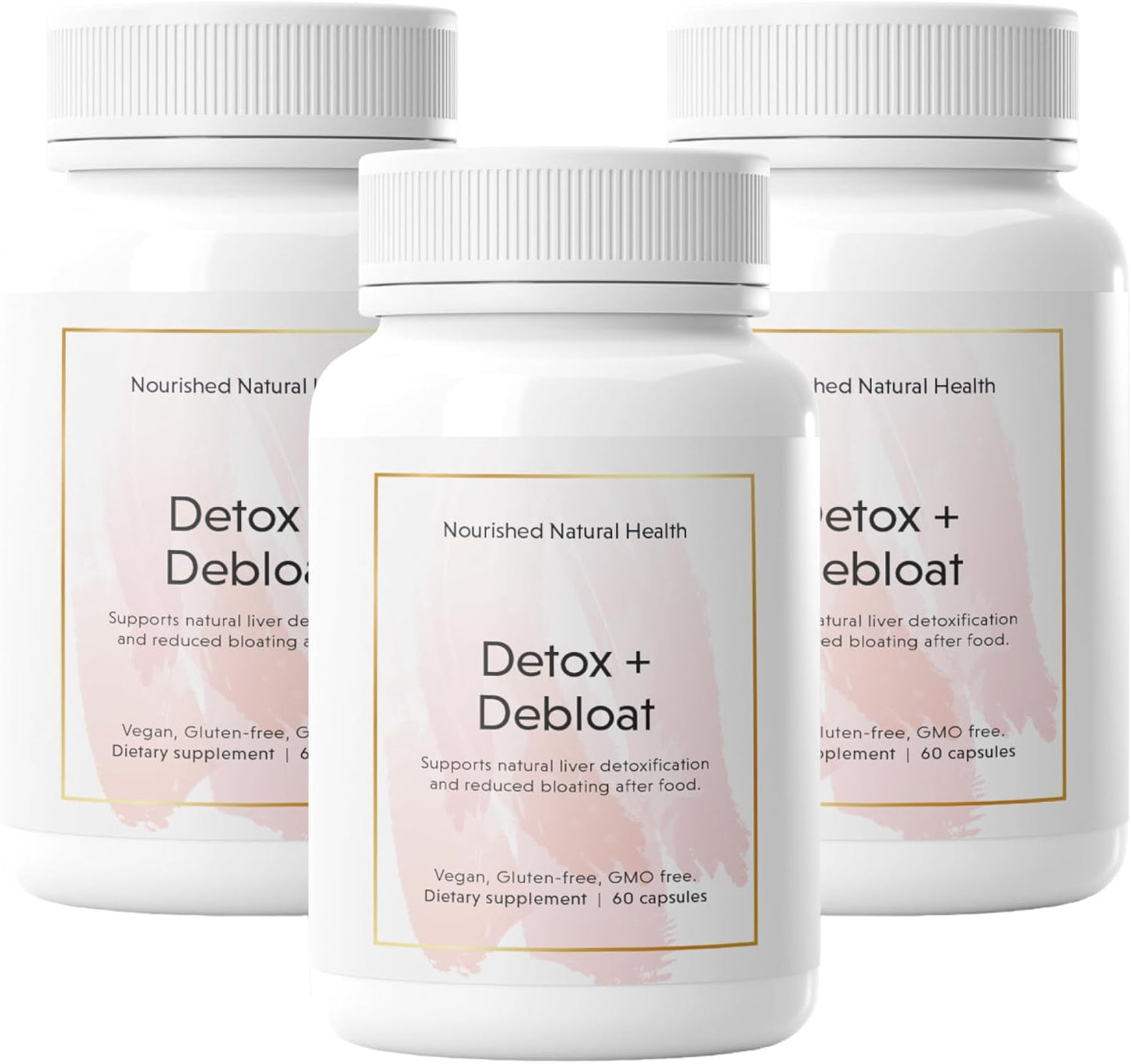 Women's Vegan Detox and Debloat Supplement with Milk Thistle and Dandelion Root - Bloating Relief and Digestive Support - 180 Capsules