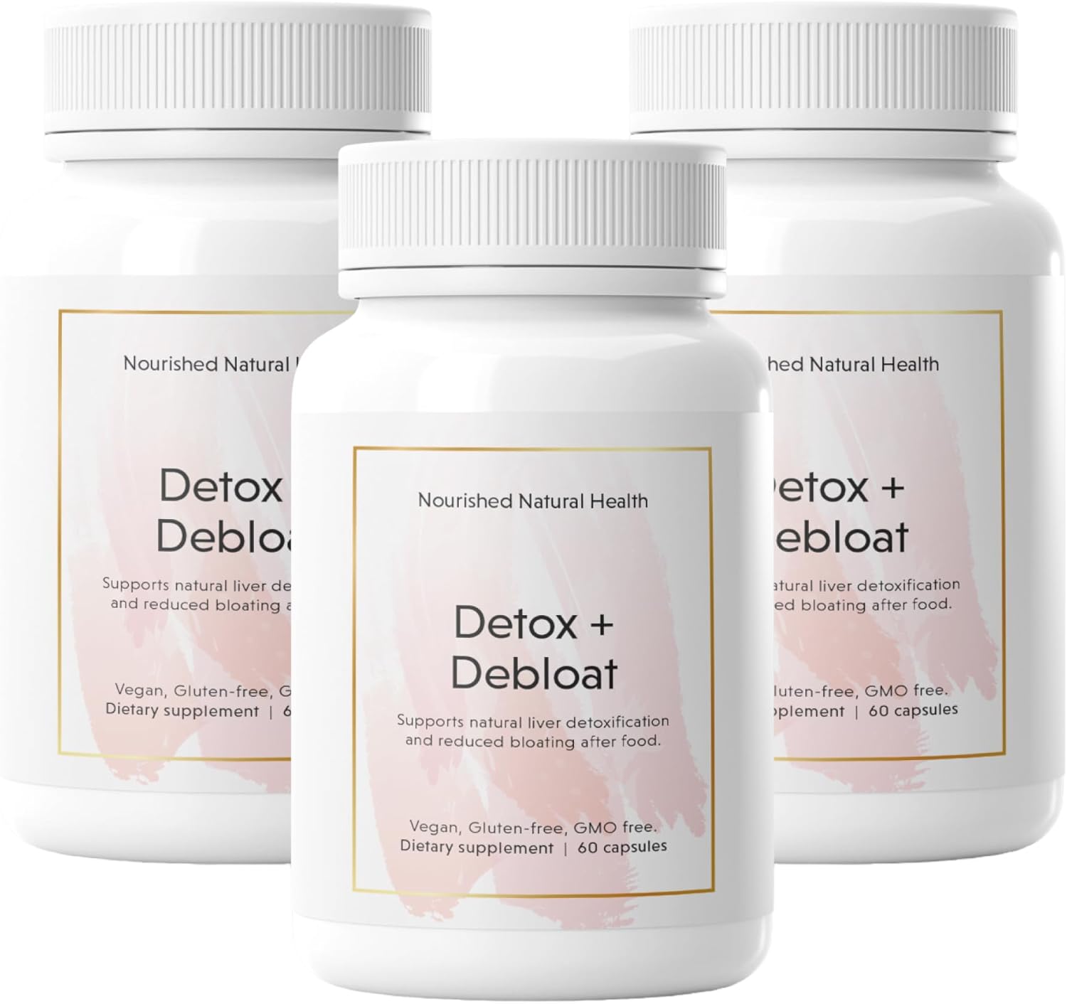 Women's Vegan Detox and Debloat Supplement with Milk Thistle and Dandelion Root - Bloating Relief and Digestive Support - 180 Capsules