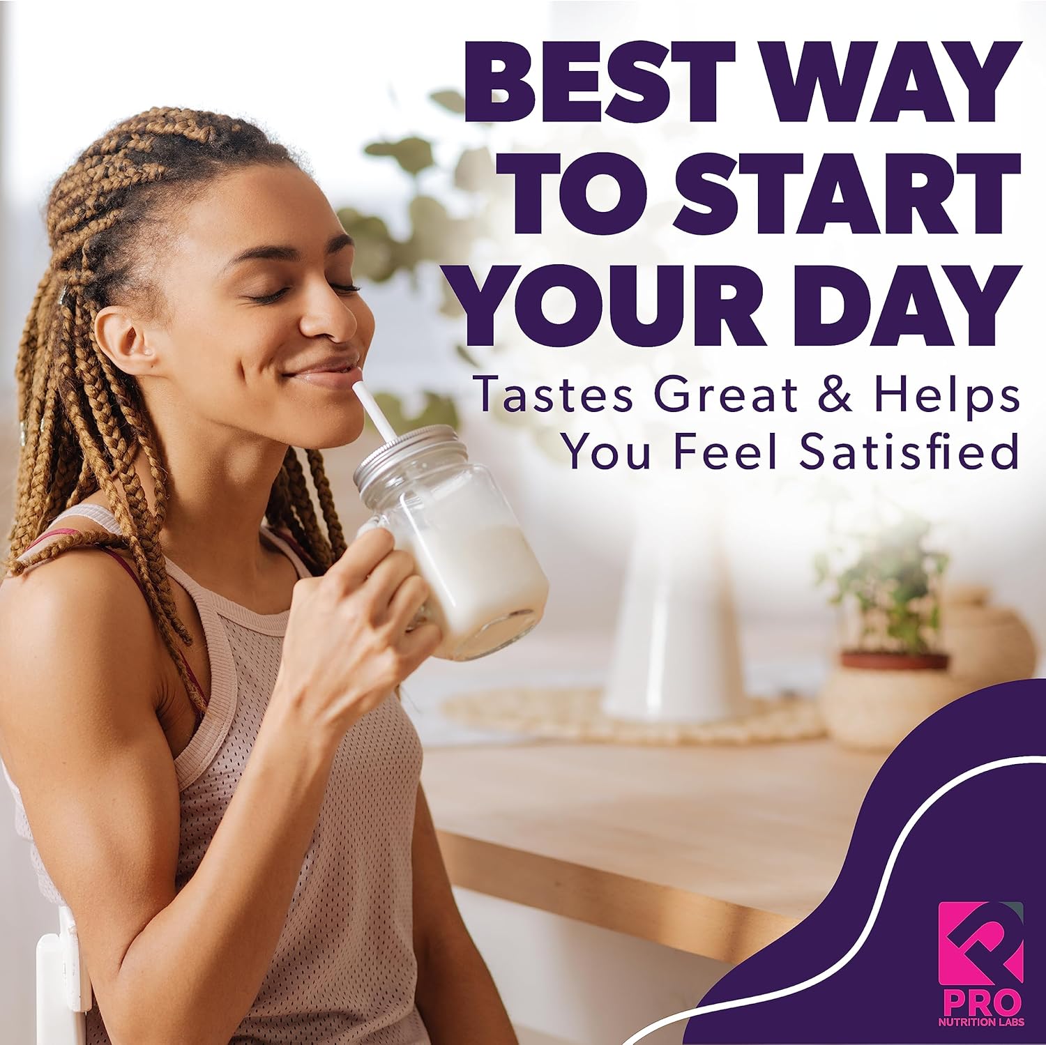 Women's Whey Protein Powder - Vanilla, Low Carb, Gluten-Free, Grass-Fed, Supports Weight Loss - Natural Stevia Sweetened Shake, 20g Protein - 2lb Creamy Vanilla Flavor