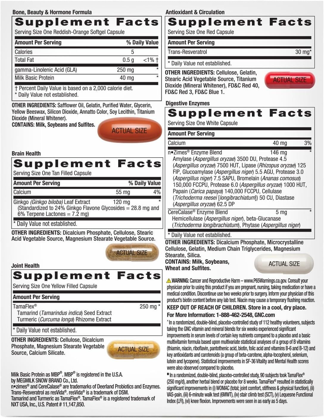 Women's Whole Body Vitapak Program by GNC - 30 Servings