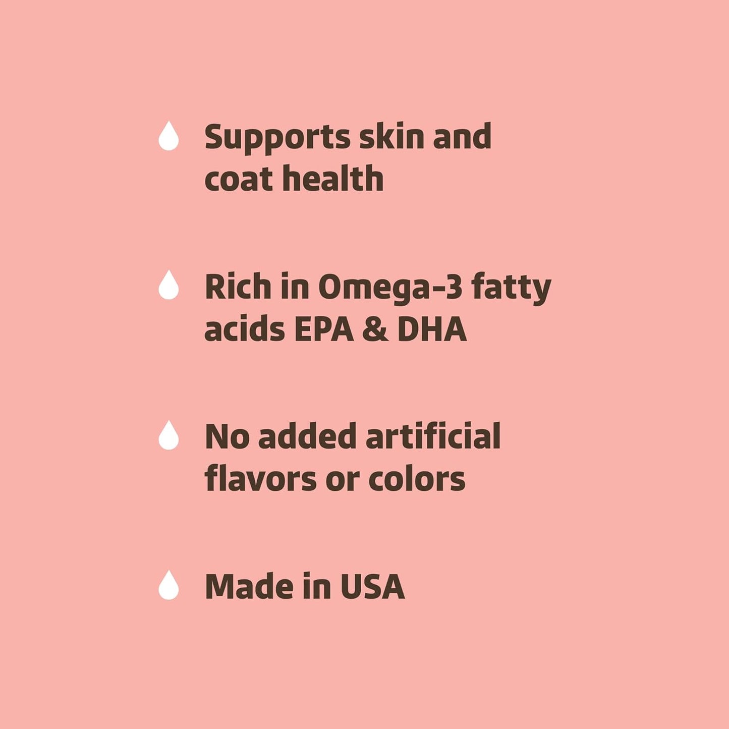 Wonder Bound Wild Alaskan Salmon Oil for Pets, 16 fl oz - Omega-3 Supplement for Dogs and Cats