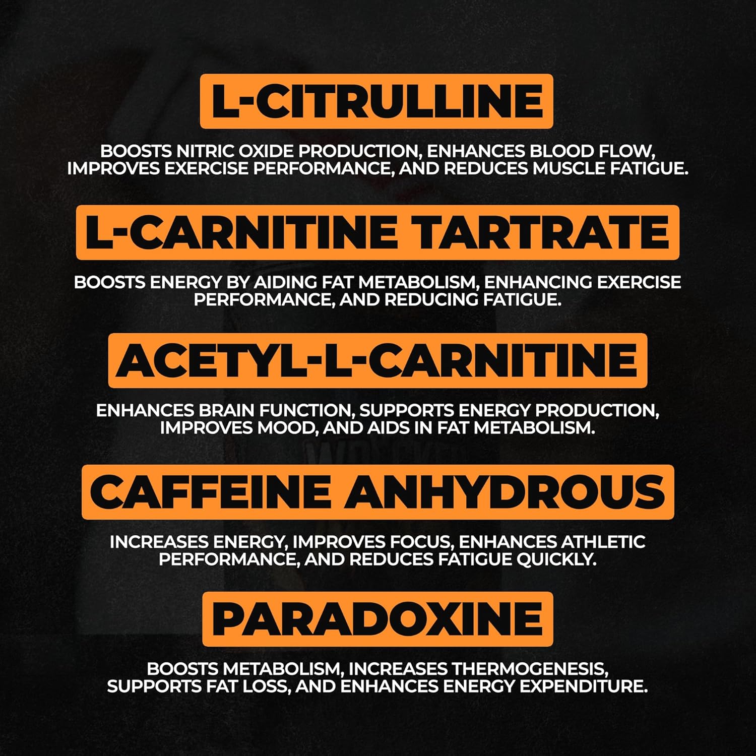 Wrecked Inferno Thermogenic Pre Workout Supplement - Boost Energy, Metabolism, & Performance with L-Citrulline, L-Carnitine, Beta-Alanine & More - For Men & Women
