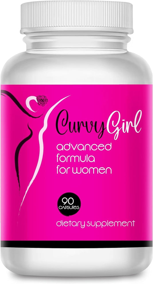 XENXNUTRA LABS Curvy Girl Capsules for Natural Hip and Breast Enhancement - Gain Weight Fast and Enhance Your Curves Without Surgery - 90 Pills