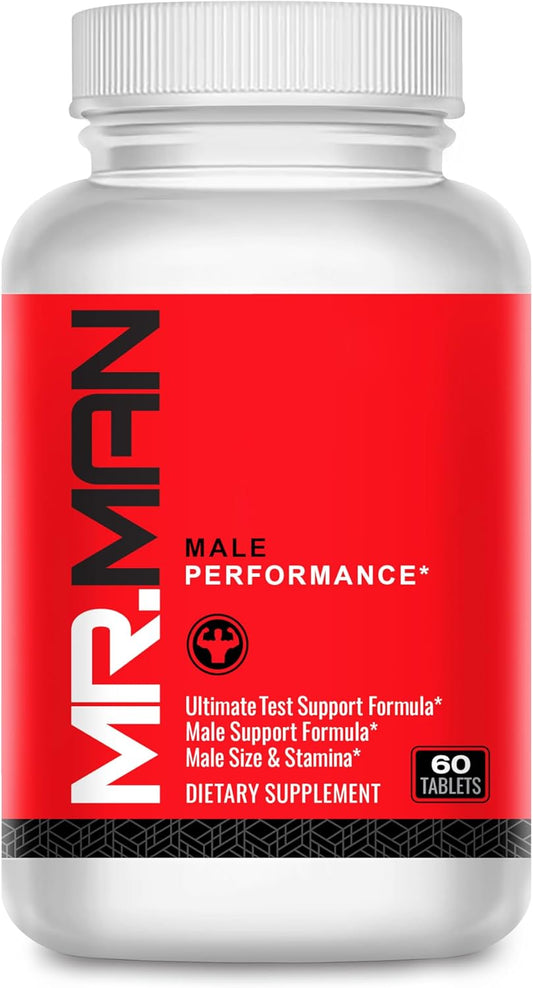 XENXNUTRA LABS Mr Man Supplement for Men - Increase Size Quickly with 100% Natural Ingredients - 60ct Bottle