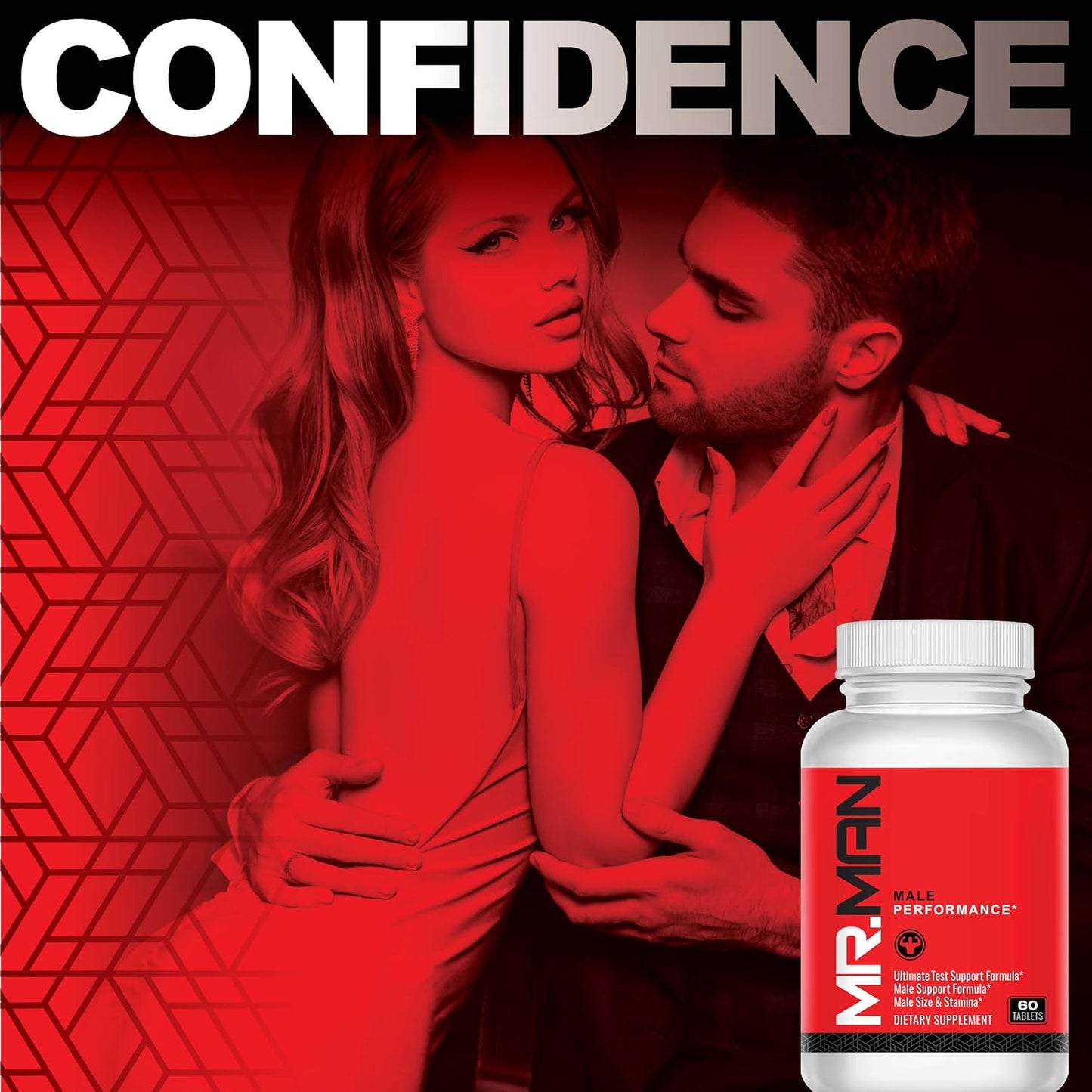 XENXNUTRA LABS Mr Man Supplement for Men - Increase Size Quickly with 100% Natural Ingredients - 60ct Bottle