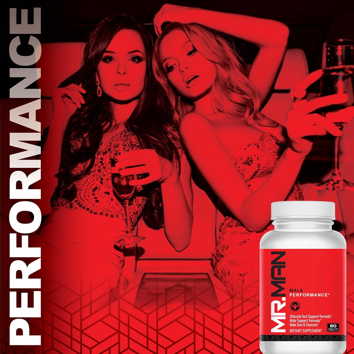 XENXNUTRA LABS Mr Man Supplement for Men - Increase Size Quickly with 100% Natural Ingredients - 60ct Bottle