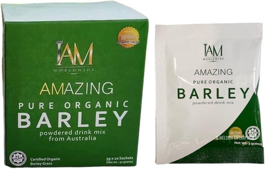 XLXZHYF IAM Amazing Pure Organic Barley Powder Drink for a Natural Green Blend