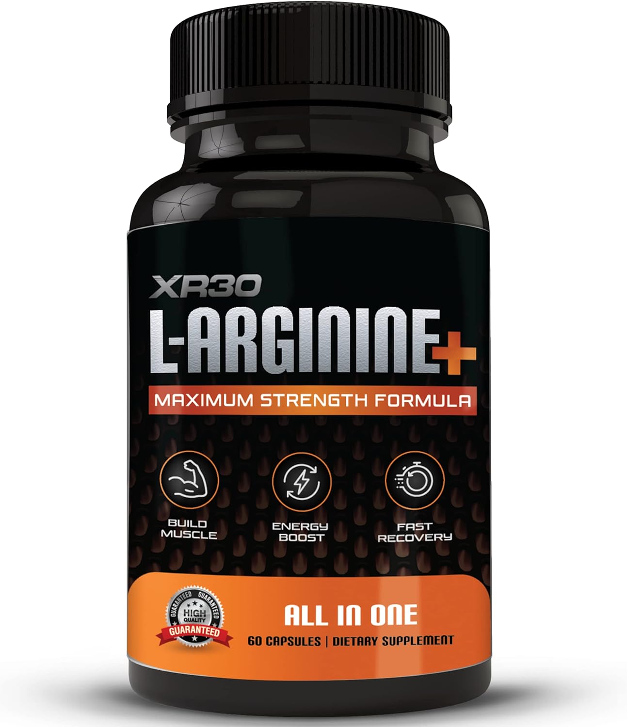 XR30 L-Arginine Nitric Oxide Booster - Maximum Strength Performance Supplement - 60 Capsules