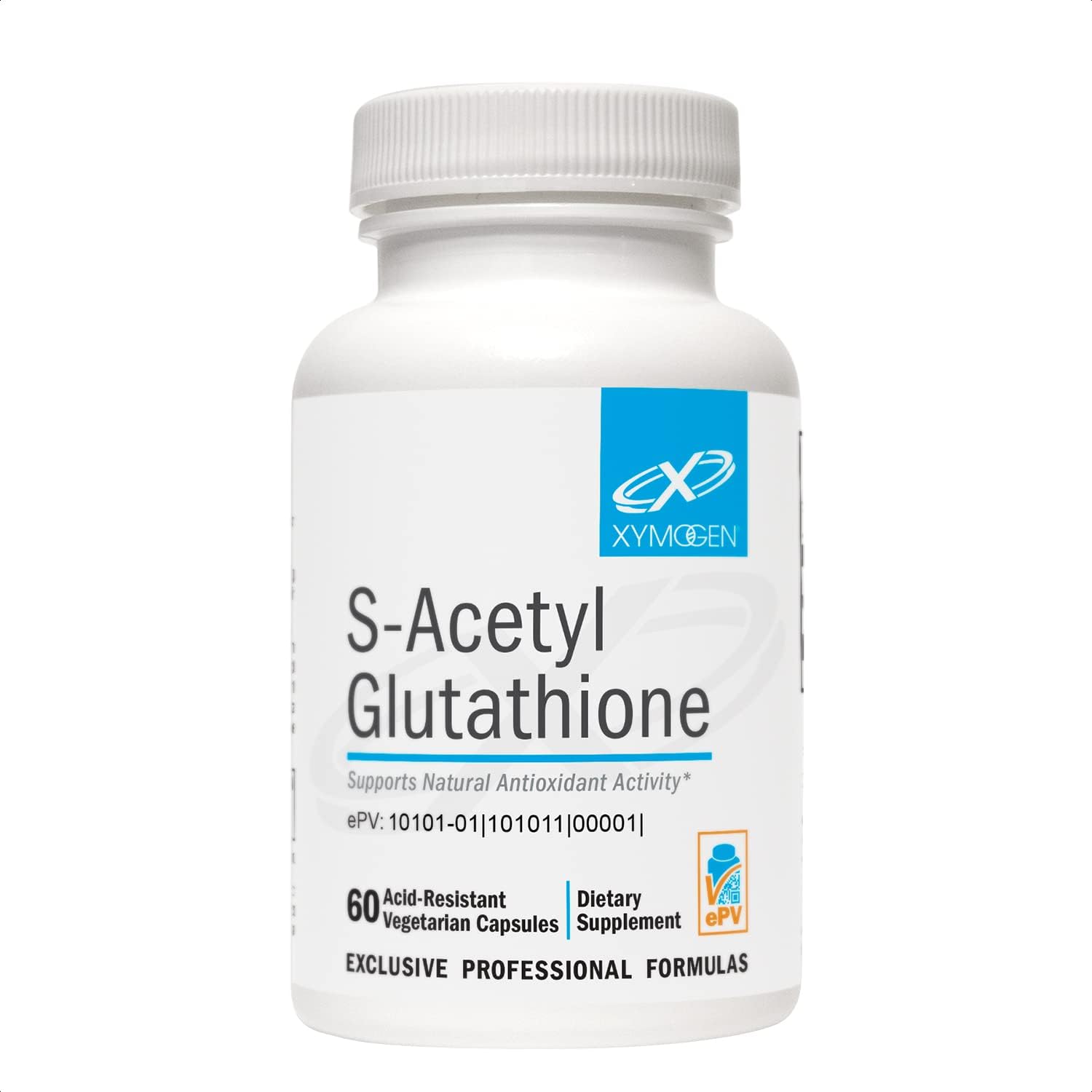 XYMOGEN Micronized DHEA 10mg & S Acetyl Glutathione Bundle - 60 Tablets & 60 Capsules for Healthy Aging Support
