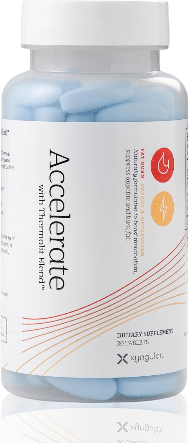 Xyngular Accelerate Tablets with Thermolit Blend - Vegan & Gluten-Free Capsules for Energy, Healthier Lifestyle