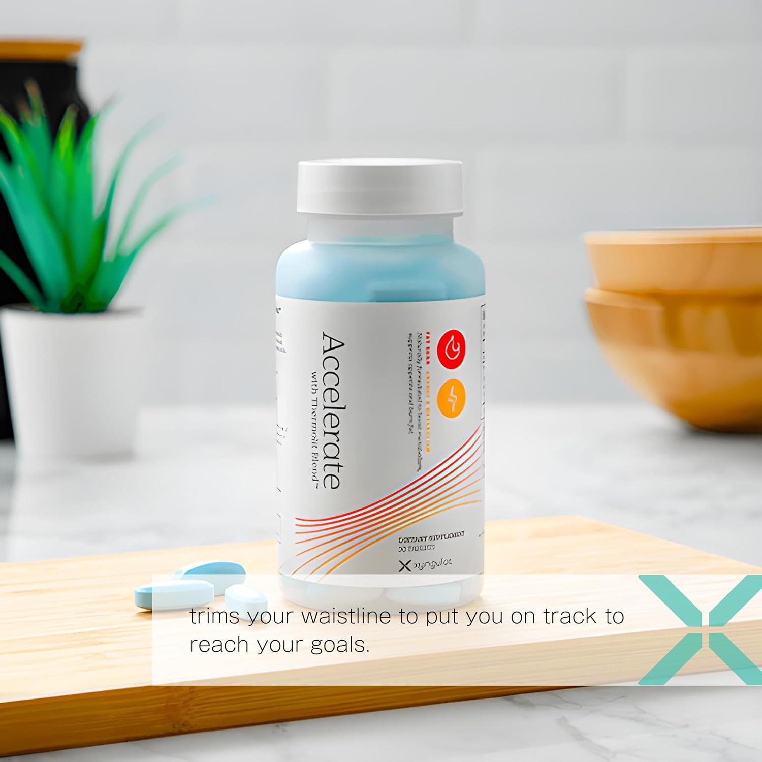 Xyngular Accelerate Tablets with Thermolit Blend - Vegan & Gluten-Free Capsules for Energy, Healthier Lifestyle