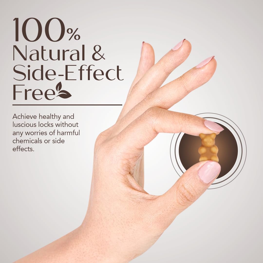 Yeguada La Reserva Hair, Skin, and Nails Gummies with 5000 mcg Biotin, Vitamin E & C - 60 Count