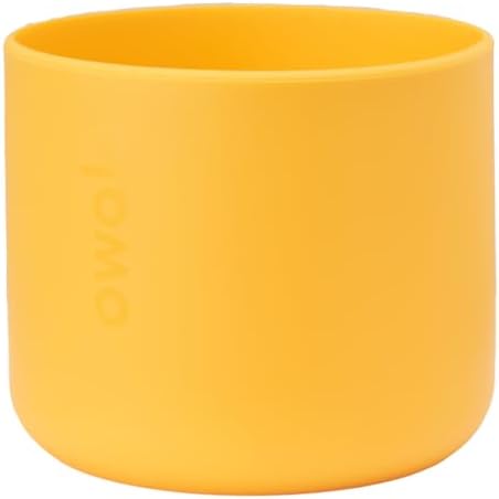Yellow Silicone Protective Sleeve for 24-oz Stainless Steel Water Bottles by Owala