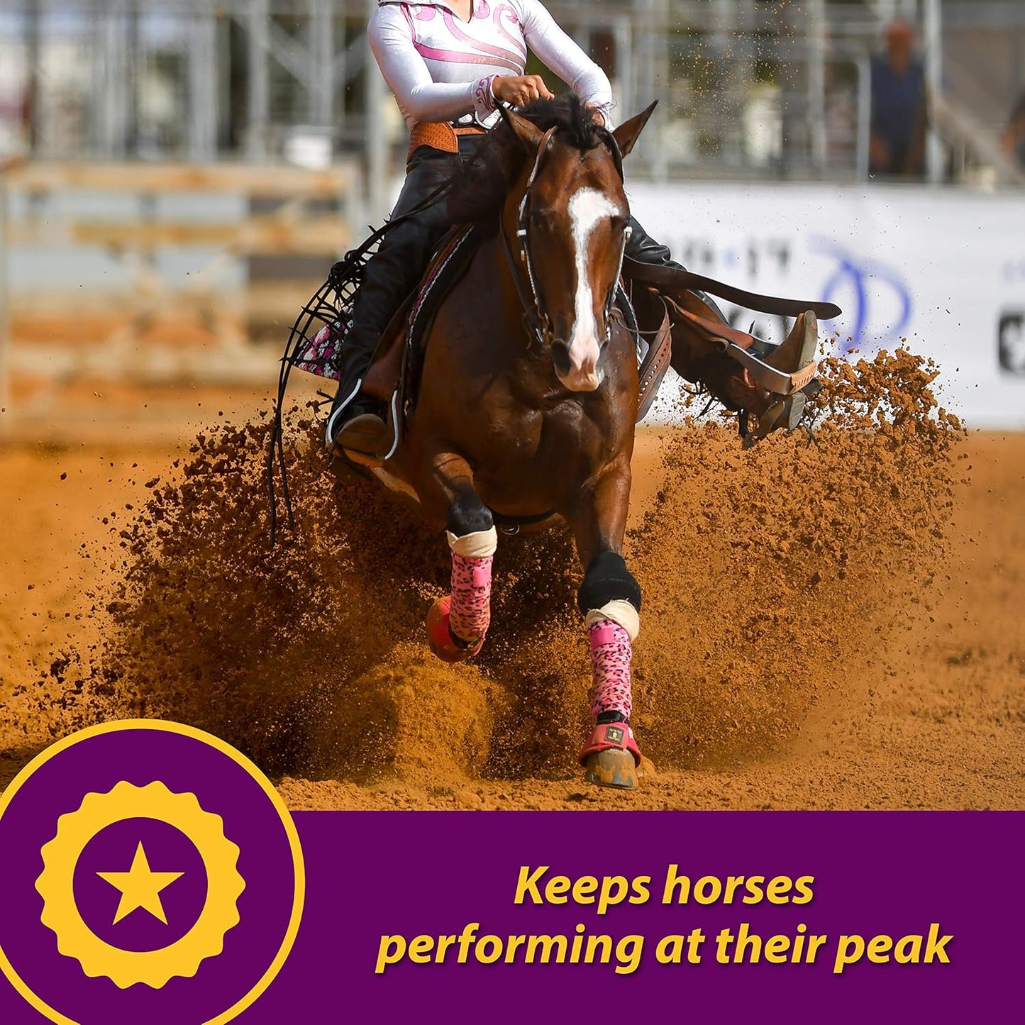 YFCACT Horse Health Maxum Crumbles Concentrated Feed Supplement - 25 lb - Provides Essential Nutrients for Equine Athletes