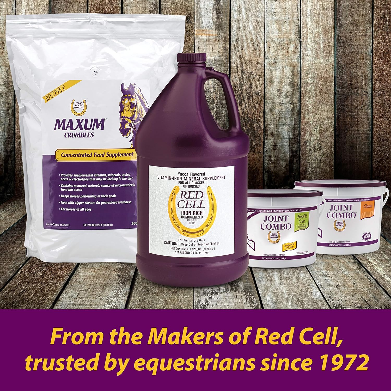YFCACT Horse Health Maxum Crumbles Concentrated Feed Supplement - 25 lb - Provides Essential Nutrients for Equine Athletes