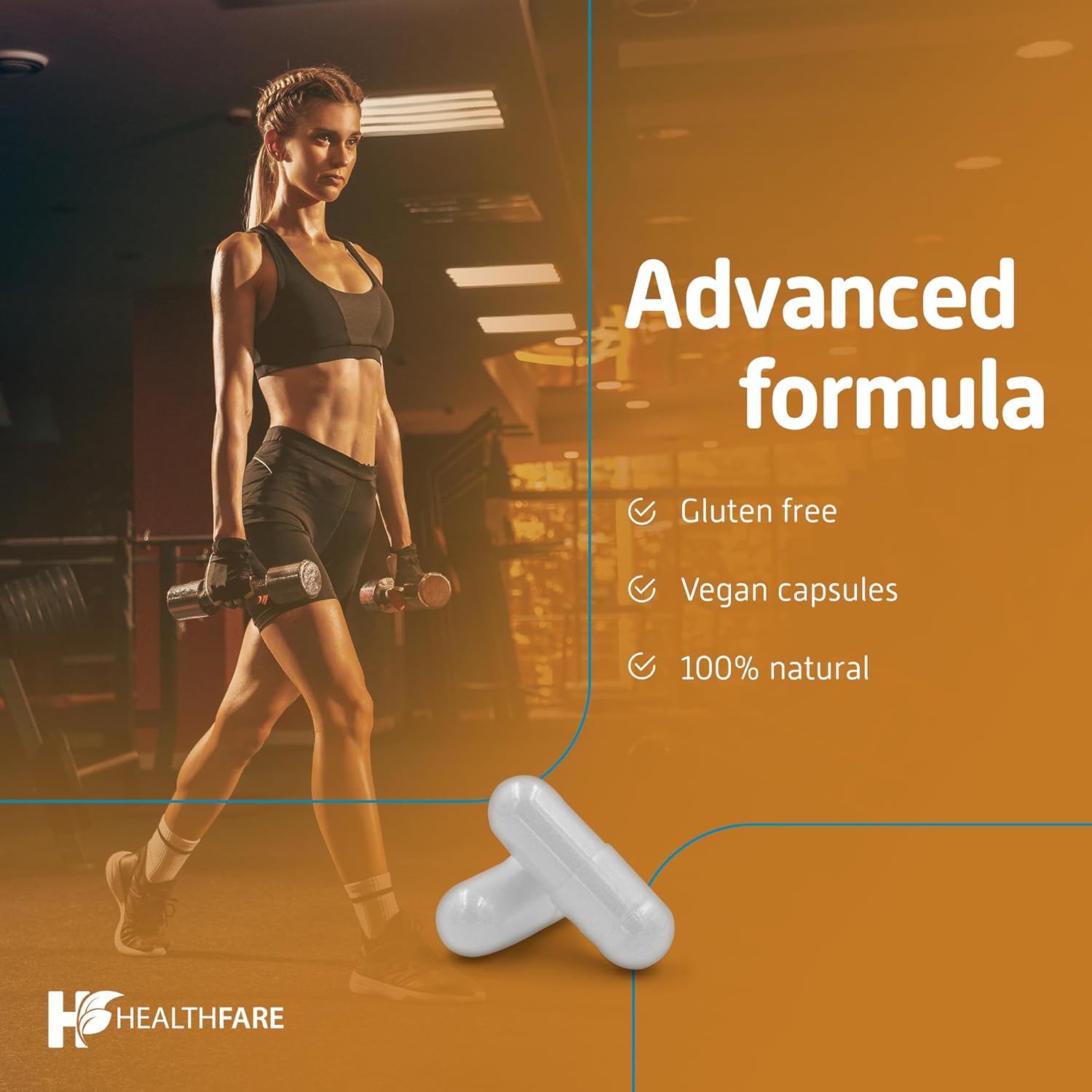 Yohimbine HCL Capsules - 10mg, 240 Count | Maximum Strength Formula, Gluten-Free, Non-GMO | Healthfare