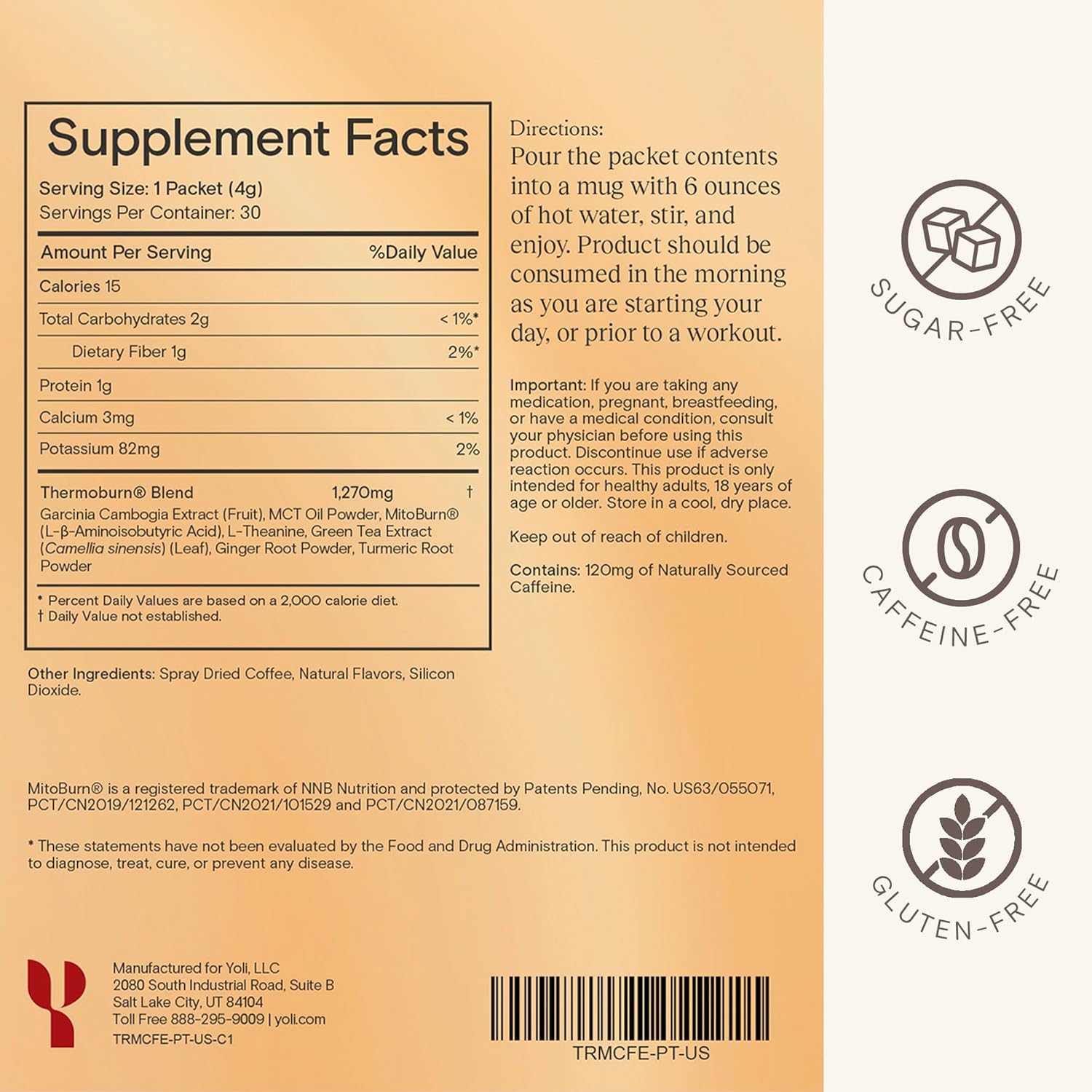 Yoli® CaféTrim Coffee Flavored Powder - Appetite Suppressant for Food Cravings