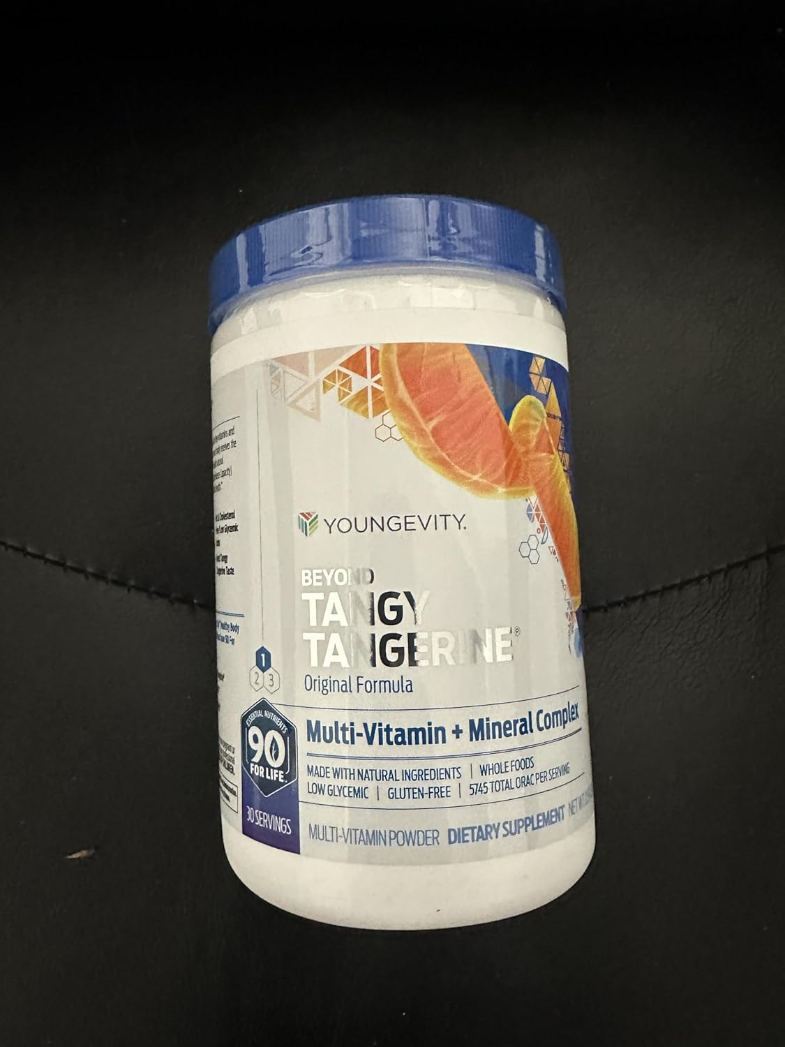 Youngevity Beyond Tangy Tangerine Original Formula 6 Pack - Natural Whole Foods Multi-Vitamin Mineral Complex with 5,745 ORAC