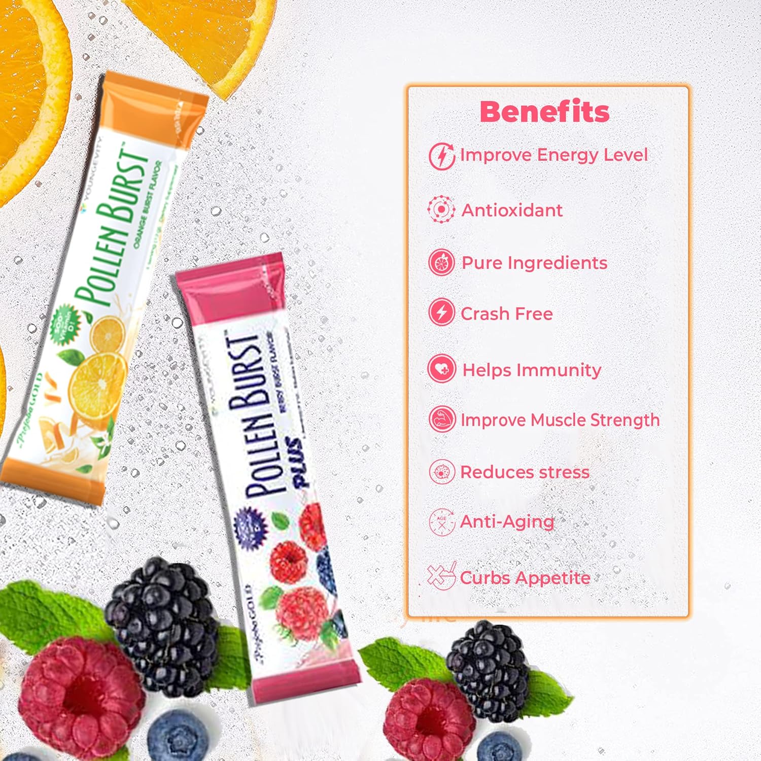 Youngevity Pollen Burst Bundle - Boost Energy and Immunity with Natural Bee Pollen Extracts