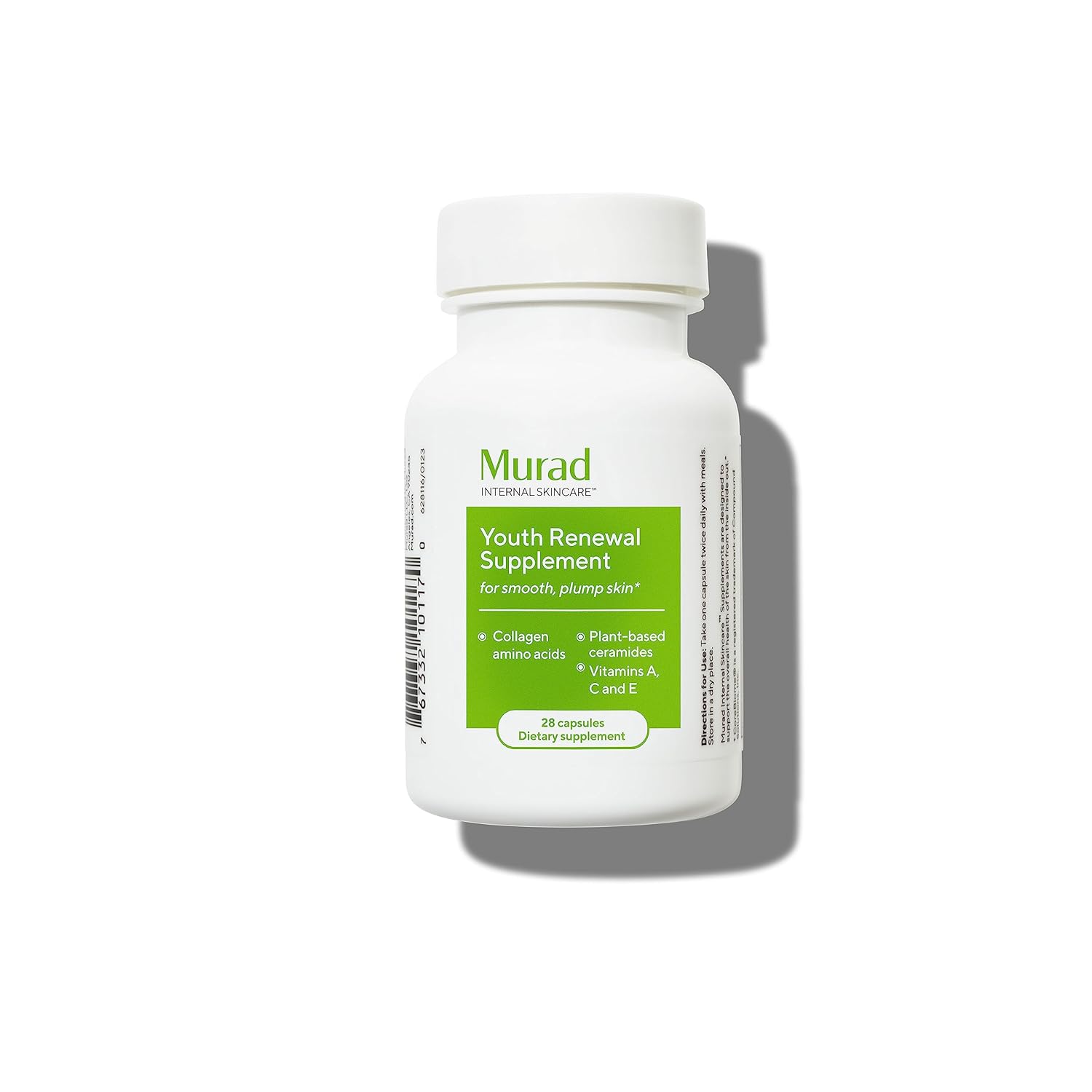 Youth Renewal Supplement for Plump Skin - Anti-Aging Beauty Solution with Collagen and Ceramides to Reduce Wrinkles and Fine Lines