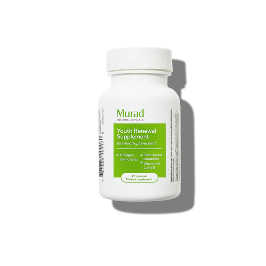 Youth Renewal Supplement for Plump Skin - Anti-Aging Beauty Solution with Collagen and Ceramides to Reduce Wrinkles and Fine Lines