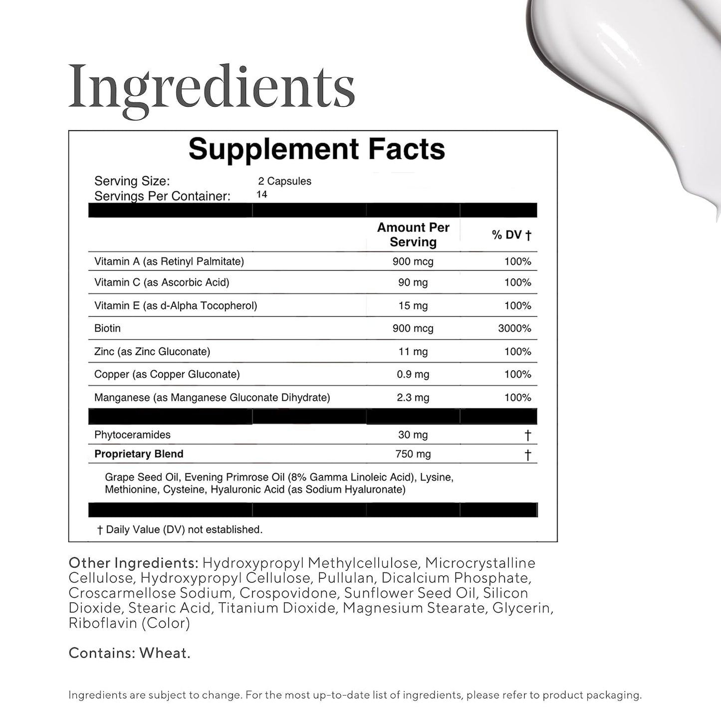 Youth Renewal Supplement for Plump Skin - Anti-Aging Beauty Solution with Collagen and Ceramides to Reduce Wrinkles and Fine Lines