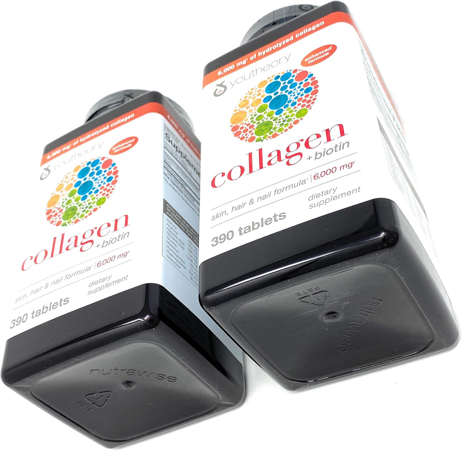 Youtheory Collagen Advanced Formula Tablets - 2-Pack (780 Ct Total) - Supports Healthy Skin, Hair & Nails