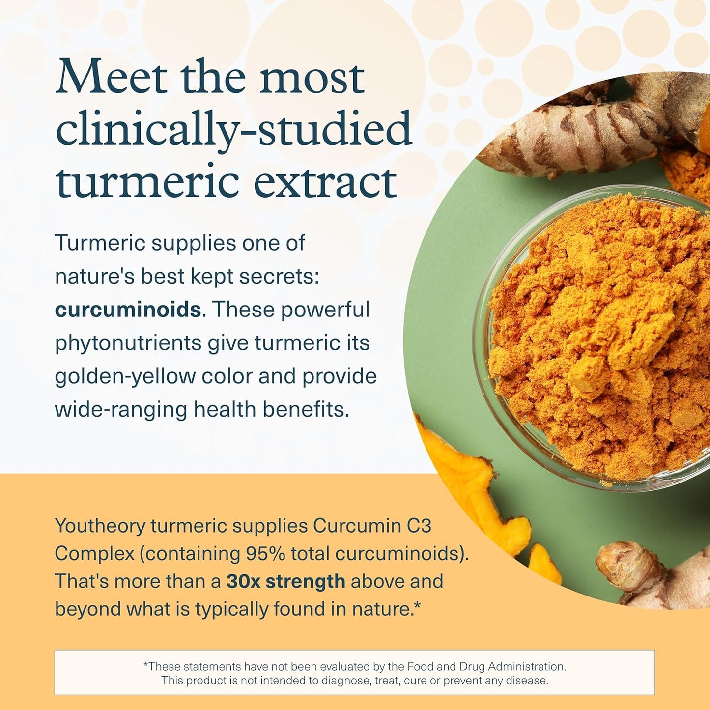 Youtheory Turmeric Advanced Supplement with Black Pepper & Olive Leaf Extract - Curcumin Joint Support - 120 Vegetarian Tablets