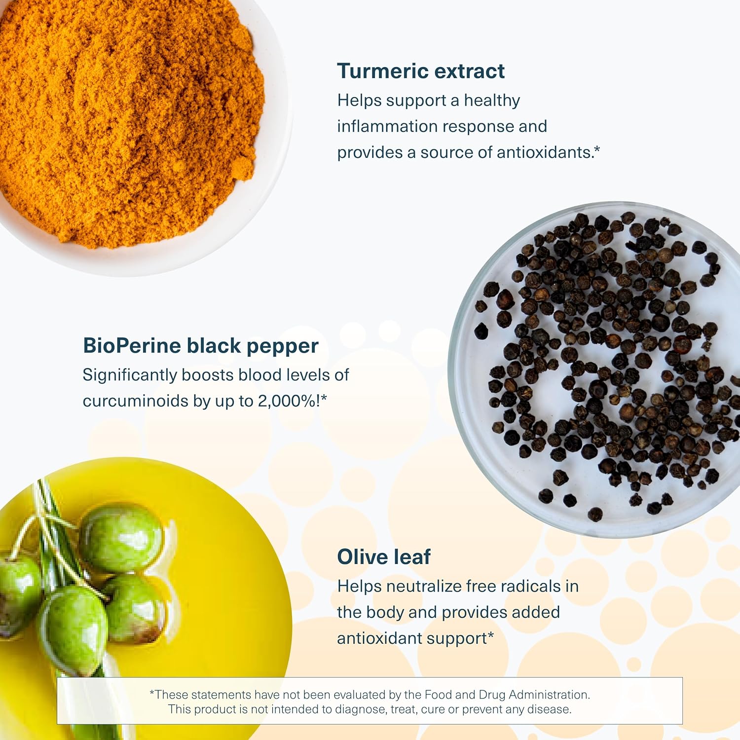 Youtheory Turmeric Advanced Supplement with Black Pepper & Olive Leaf Extract - Curcumin Joint Support - 120 Vegetarian Tablets