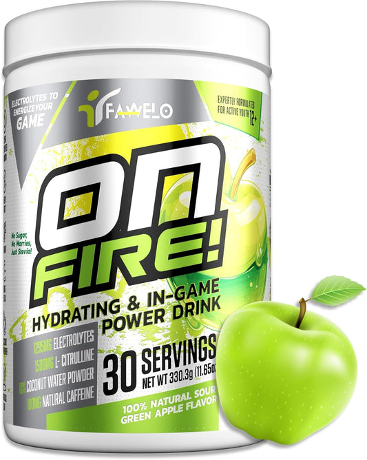 Youthful Athlete Electrolytes Powder with Coconut Water & BCAAs - Zero Sugar Hydration Powder with Green Tea Energy Boost - Ultima Electrolytes