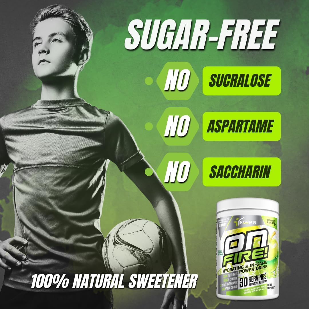 Youthful Athlete Electrolytes Powder with Coconut Water & BCAAs - Zero Sugar Hydration Powder with Green Tea Energy Boost - Ultima Electrolytes