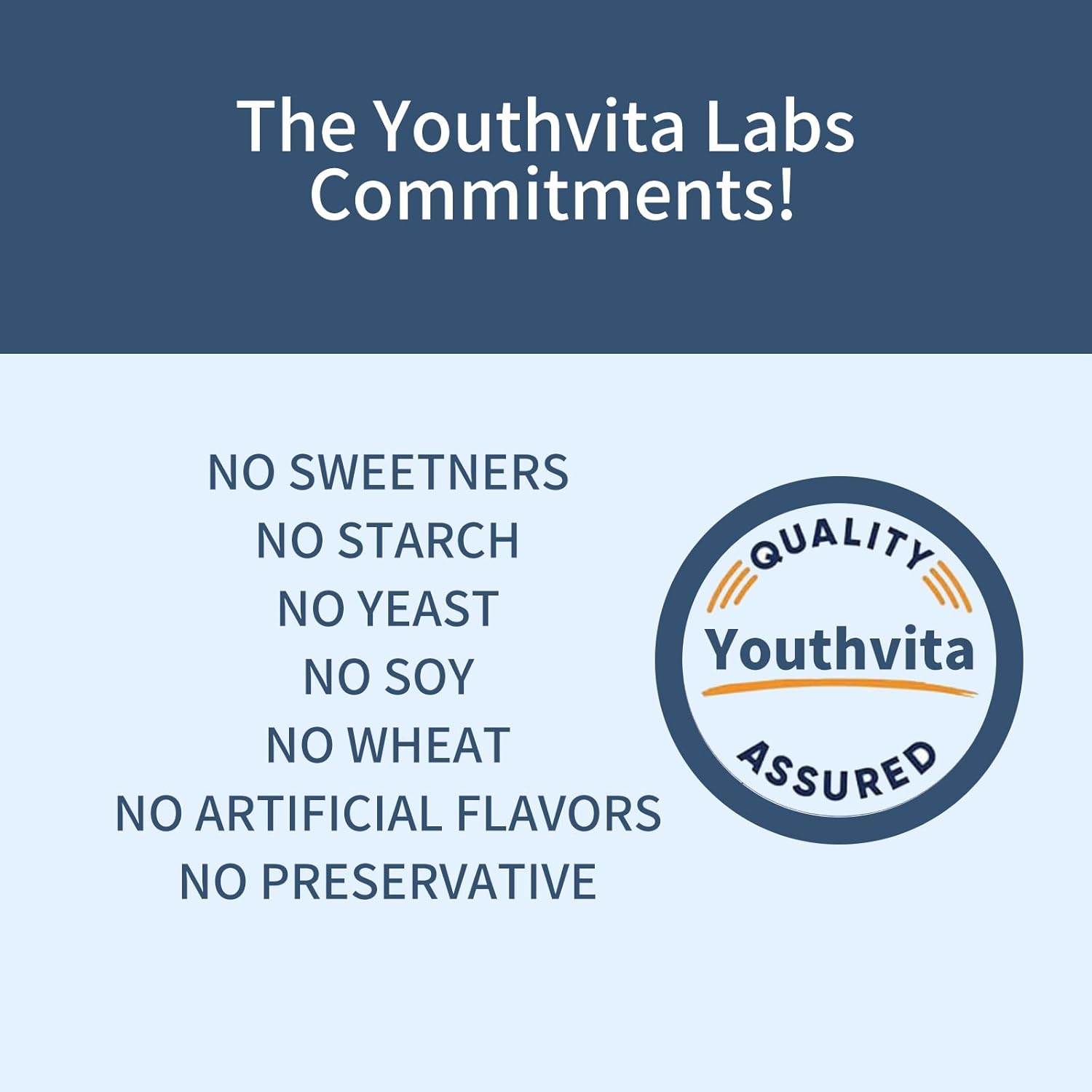 Youthvita Collagen Peptides with L-Glutathione, Vitamin C, GABA, Astaxanthin, and Vitamin E for Skin Health - 90 Capsules