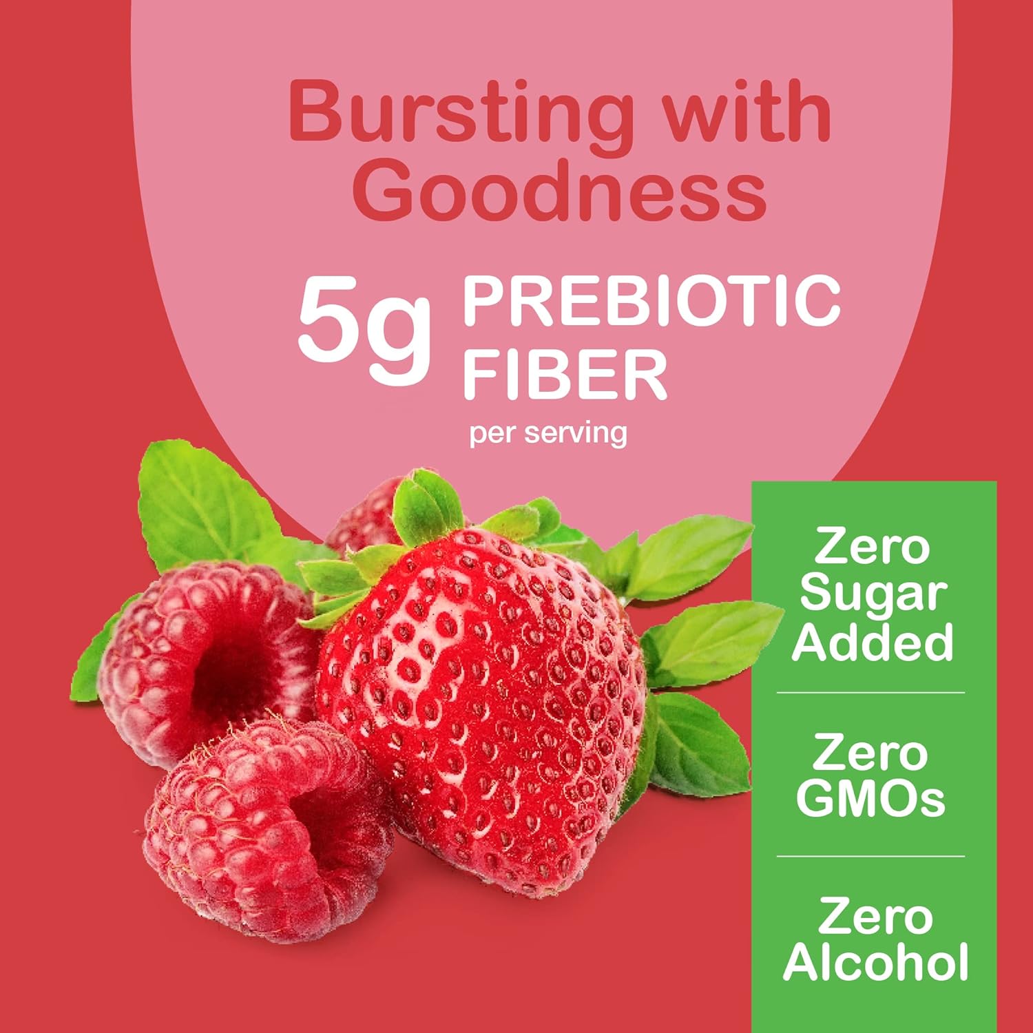 YUM-V'S Prebiotic Fiber Gummies - 5g Digestive Aid Supplement - Keto Friendly for Adults & Kids - No Sugar Added - 90 Count