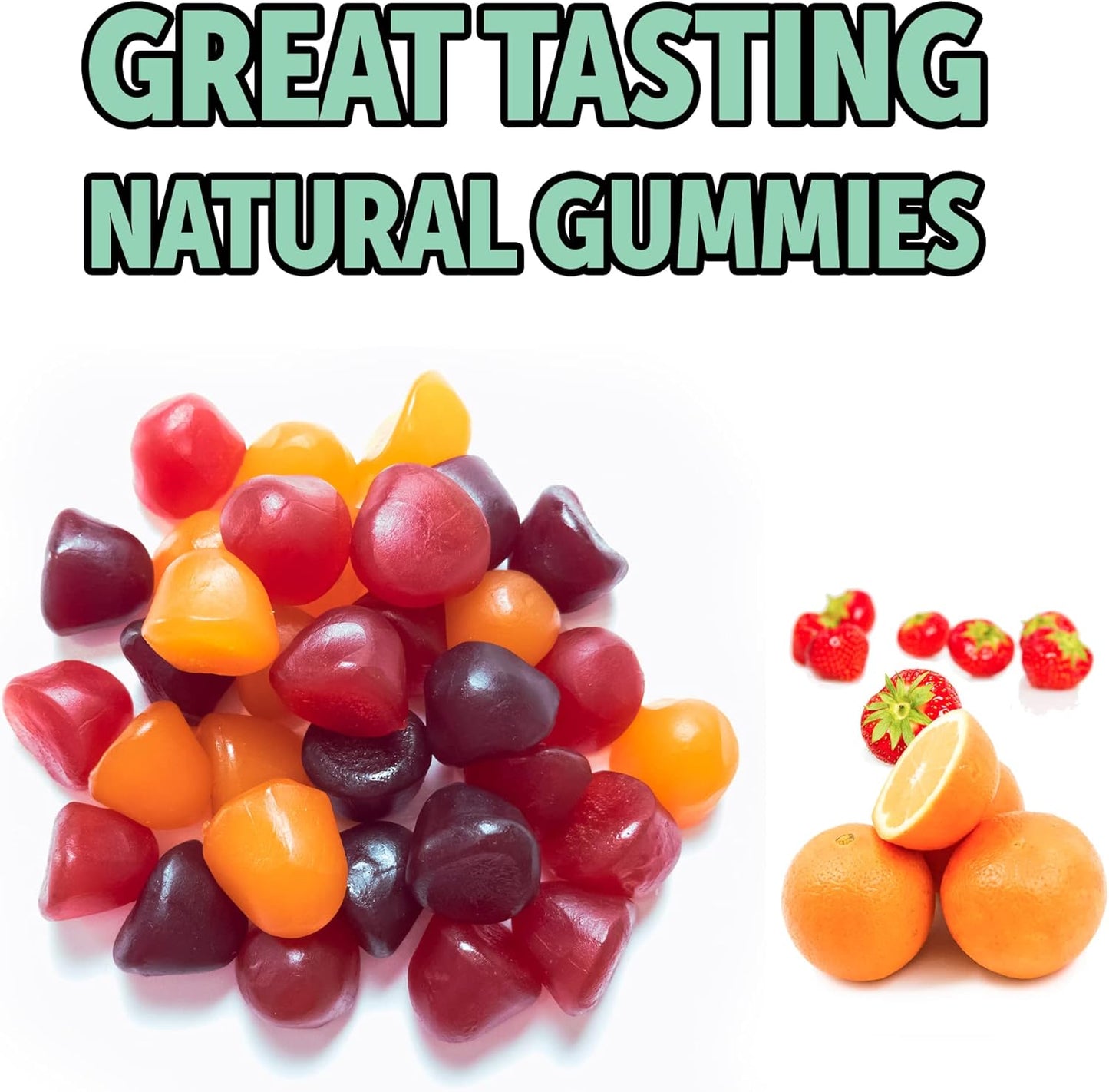 Yuve Vegan Multivitamin Gummies for Daily Energy, Strength, and Immunity - Vitamin A, C, B3, B6, B12, Biotin & Zinc - Non-GMO - 60ct