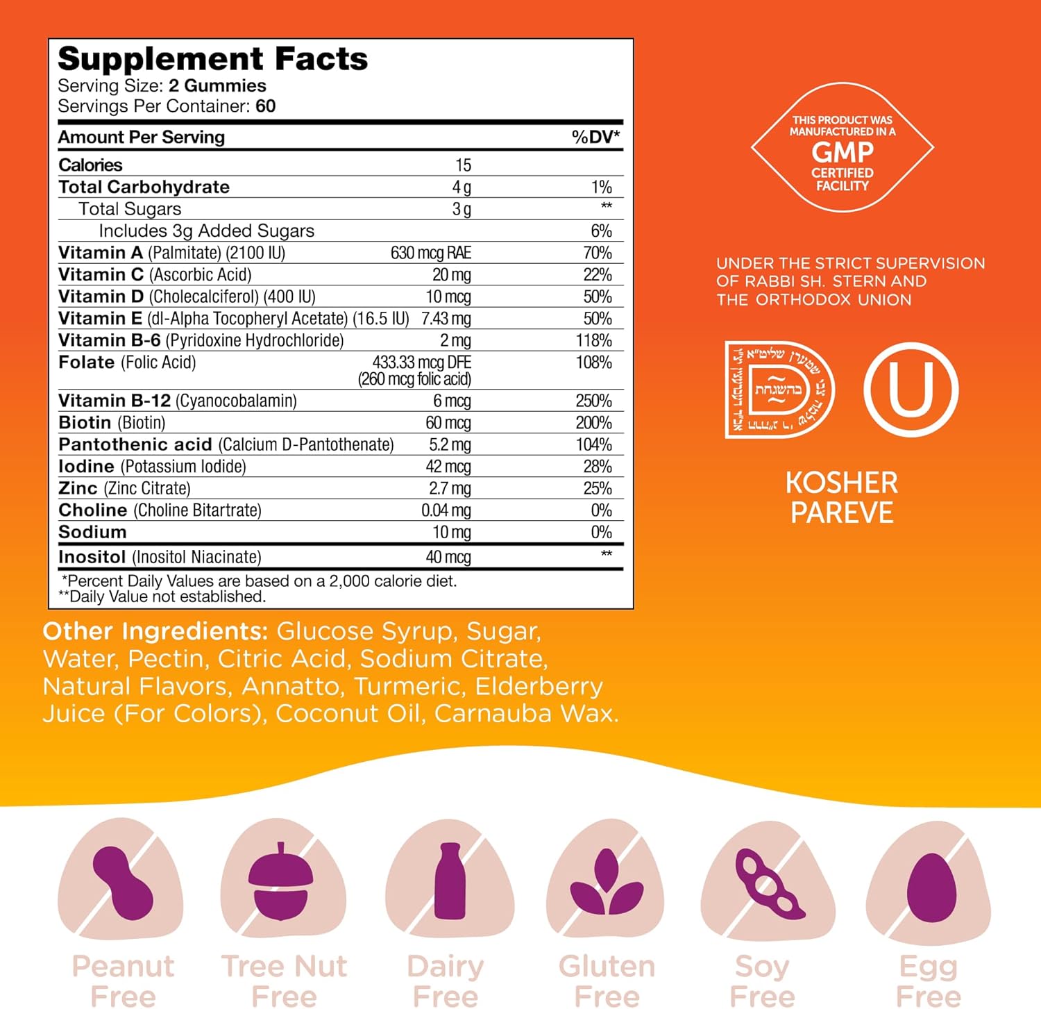 Zahler Chapter One Kids Multivitamin Gummies - 120 Flavored Gummies with 13 Essential Vitamins and Nutrients - Certified Kosher, Vitamin C, D3, Zinc - Delicious and Nutritious