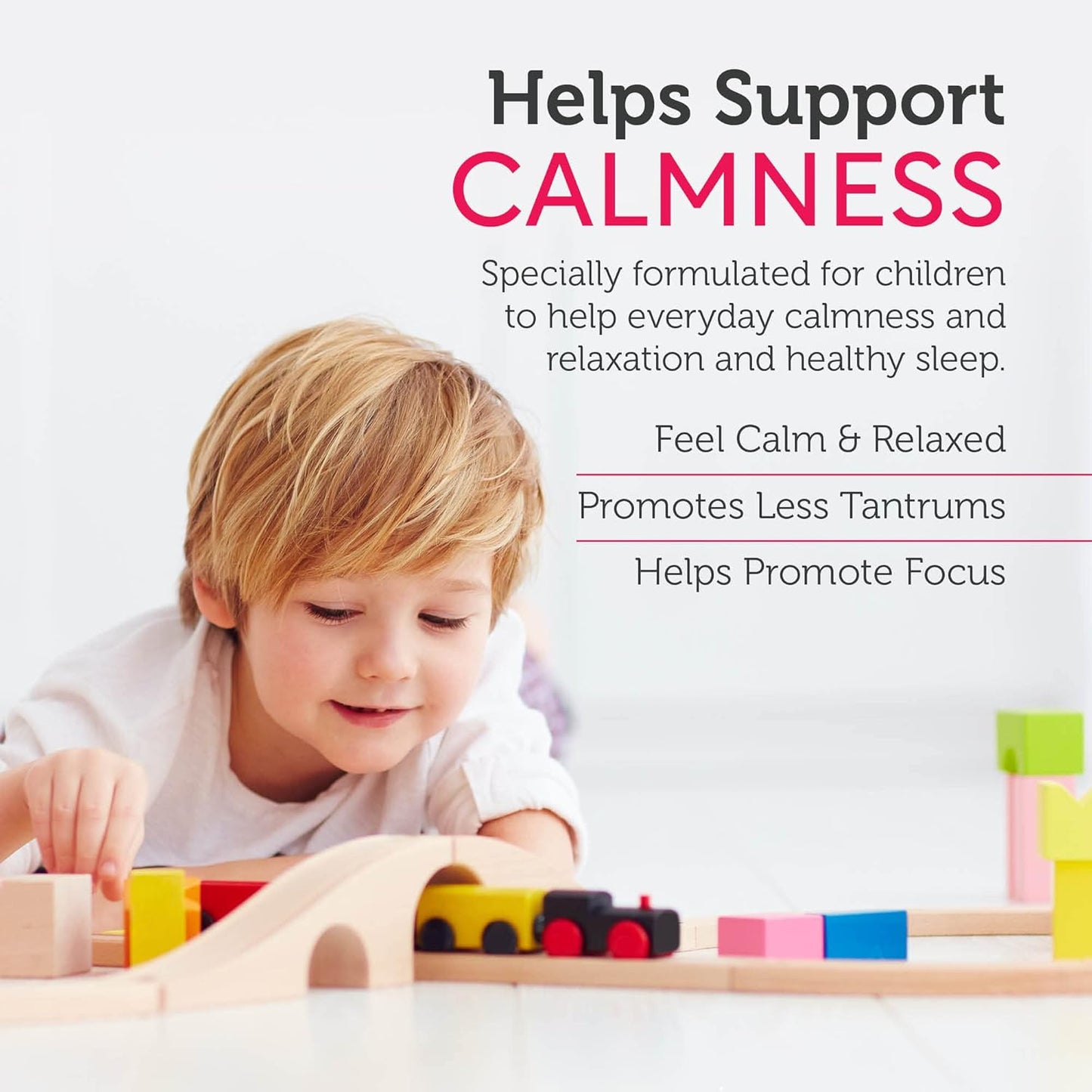 Zahler ChildCalm Fruit Punch Chewable Magnesium for Kids - Natural Calm & Mood Support - Calming Kids Magnesium Supplement, 60 Tablets