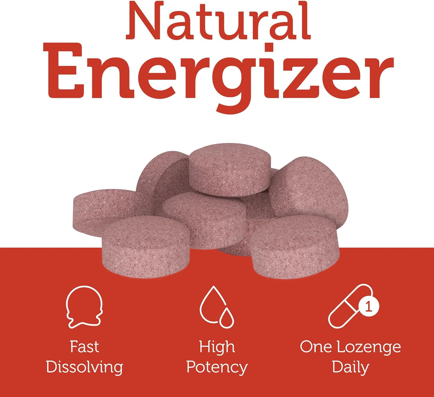 Zahler Energizer+ 5000 mcg Vitamin B12 Cherry Lozenges - Kosher Gluten Free Energy Boost - USA Made (120 Count)