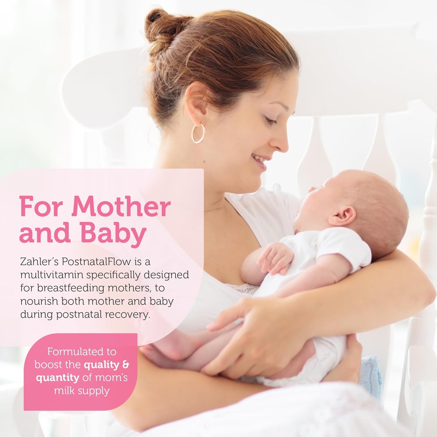 Zahler Postnatal Vitamins for Breastfeeding Moms - Lactation Support with Milk Thistle, Fenugreek, Raspberry Leaf - Non-GMO Kosher (120 Tablets)