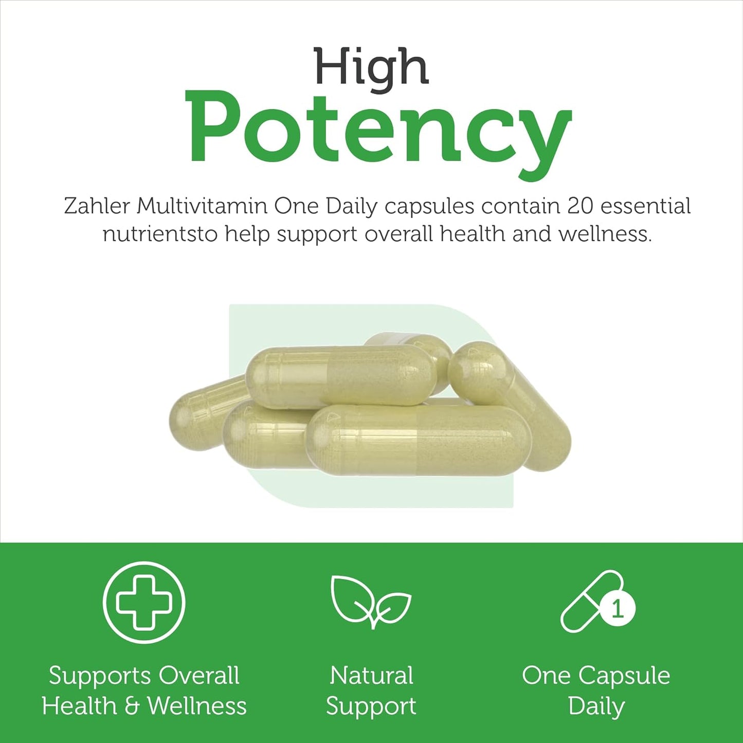 Zahler Vegan Multivitamin for Men and Women - 60 Count - Kosher Whole Food Spectra Blend - Vegetarian and Vegan Adults Nutrients