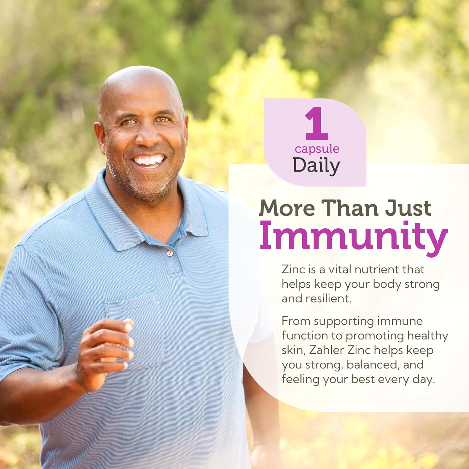 Zahler Zinc 50mg Capsules - Immune & Antioxidant Support, Certified Kosher - 90 Count