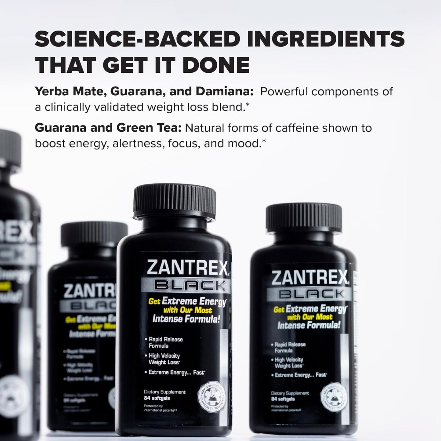 Zantrex Black Weight Loss Supplement Pills - Dietary Supplements for Energy - 84 Count