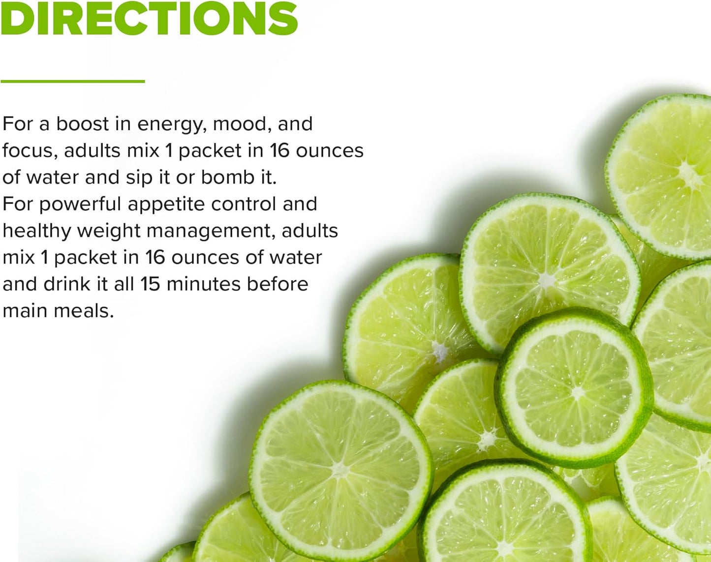 Zantrex SkinnyStix Energy Drink Mix with Antioxidants - 30 Packets, Lime Flavor, Boosts Focus, Fat Burn, Weight Loss, and Energy with Only 10 Calories