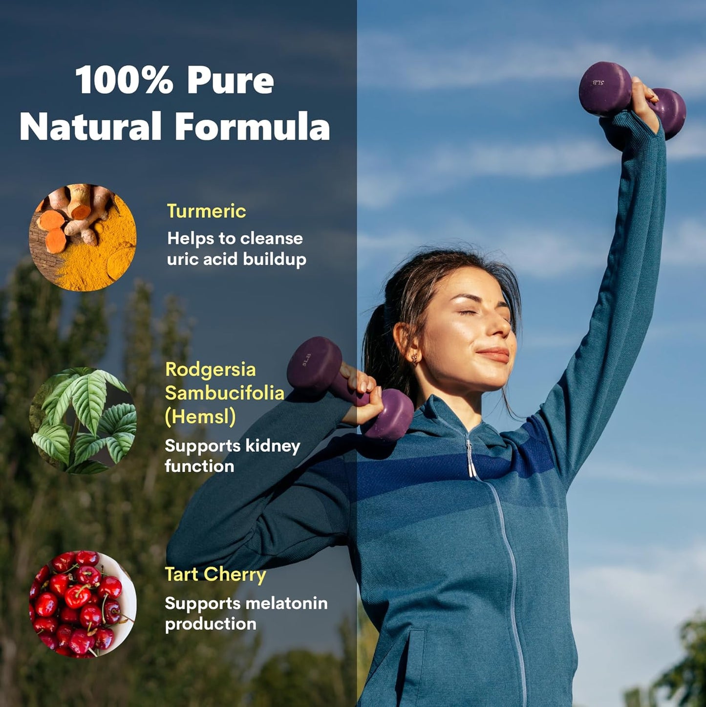 ZEN LIFE HERB Muscle REx - Natural Plant-Based Supplement for Joint, Muscle, and Nerve Support - Relieve Aches and Discomfort (60 Capsules)
